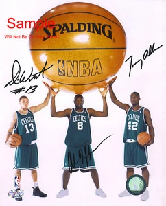 BOSTON CELTICS Jefferson West Allen SIGNED Original 8x10 Photo COA #2 - Picture 1 of 1
