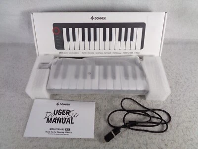 Controlador de teclado Donner N25 Mini MIDI USB-C compatible con DAW caja abierta Foto 1 de 4