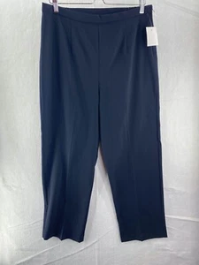 Dress Pants 14 (32x30) Navy Elastic Band NEW (W5444-C8) - Picture 1 of 9