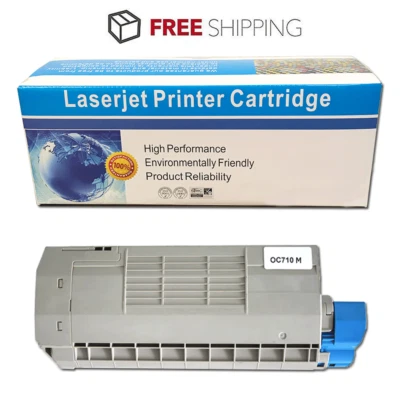 Magenta Toner for Oki C711 C710 C711N C710N C711DN C710DN C711DTN 43866102 - Image 1 of 2