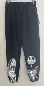 Disney The Nightmare Before Christmas Kids Jack Sally Jogger Pants Black 11-12Yr - Picture 1 of 6