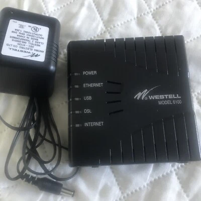 WESTELL 6100 MODEL C90 Rev -E ROUTER WITH ADAPTER - Image 1 of 3