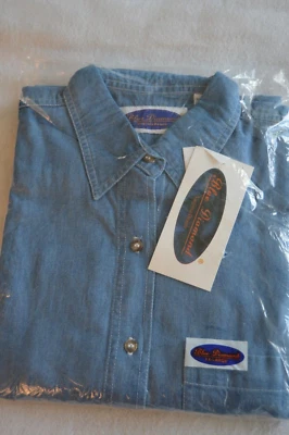 Blue Diamond Equipment Mens Shirt XXL Button Up Denim Long Sleeve Blue NWT - Image 1 of 4