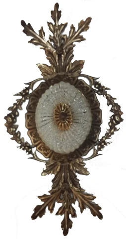 Hand Beaded Antique Replica Crystal Chains French Empire Flush Mount Chandeliers Cover