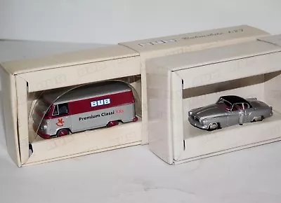 LOTTO di 2 BORGWARD B611 TOY FAIR EDITION & ISABELLA COUPE BUB 1/87 - Immagine 1 di 3