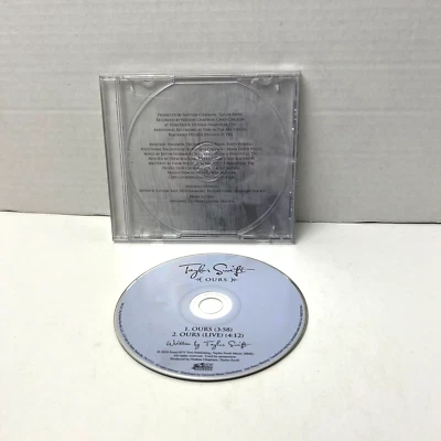 Taylor Swift Ours/Ours Live Singl CD Big Machine Records Missing Front Cover Art - Image 1 of 4