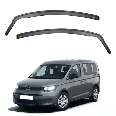 ISPEED Wind Deflectors for Volkswagen Caddy MK5 2020-2025 5-Door 2pc Set Visors - Image 1 of 4