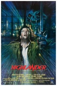 Póster de película clásico vintage Highlander 1981 - v1 - Sean Connery - Imagen 1 de 6