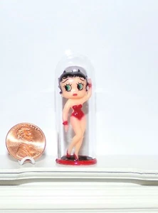 Casa de Muñecas Miniatura Betty Boop Estatua en Cúpula de Vidrio para Manto Escala 1:12 ¡NUEVA! - Imagen 1 de 12
