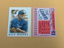 Dale Murphy 1986 Topps Mini League Leaders #37 NRMT To Nrmt/mint