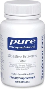 NEW_Pure Encapsulations Digestive Enzymes Ultra - 180 Count (Pack of 1) - Picture 1 of 6