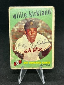 1959 Topps - #484 Willie Kirkland - Bild 1 von 2