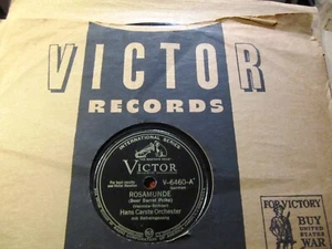 GERMAN Orig. BEER BARREL POLKA 1939 "Rosamunde" HANS CARSTE Will Glahe VICTOR - Picture 1 of 4