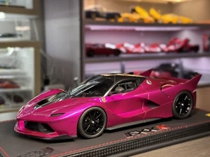 ONLY 1 In The World! 1/18 BBR Ferrari FXX K In FLASH PINK  1 Off - Picture 1 of 14