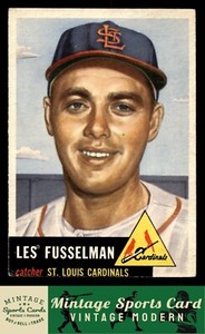 1953 Topps - Les Fusselman - #218  St. Louis Cardinals