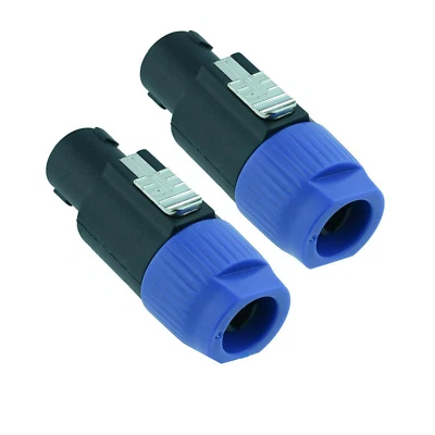 SWITCH ELECTRONICS 2 x Speakon 4 Pole Loudspeaker Plug Male Connector