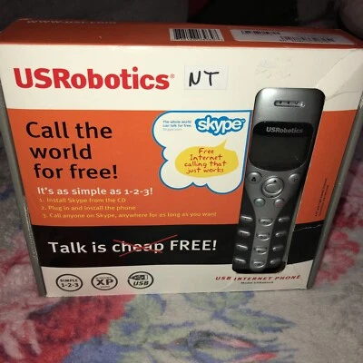 USRobotics USB Internet Phone USR9601 New Sealed Vintage XP 2000 Skype NIB - Image 1 of 4