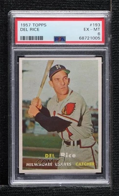 1957 Topps Del Rice #193 PSA 6 - Image 1 of 2