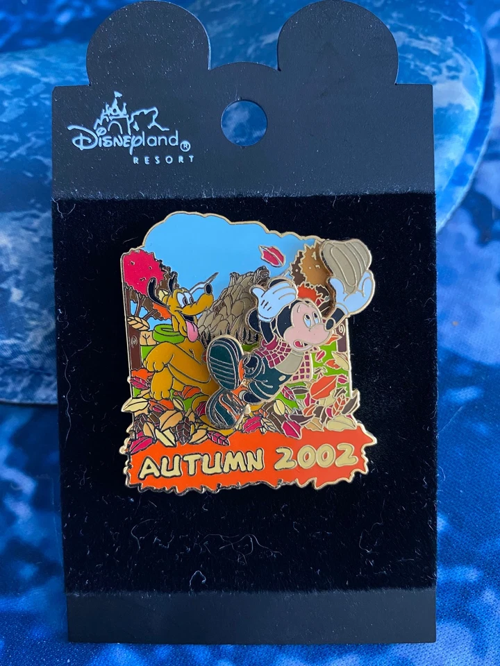 Disney Pin Otoño 2002 Mickey Plutón Hojas Otoño Foto 1 de 1