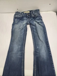 BKE Jeans Womens 25x32 Blue Denim Bootcut Stretch BWX127 - Picture 1 of 11