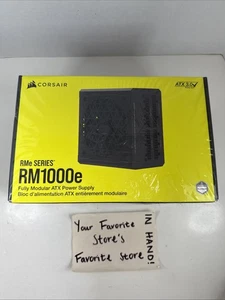 Corsair RM1000e 1000W 80+ Gold Fully Modular Power Supply CP-9020264-NA NEW - Picture 1 of 4
