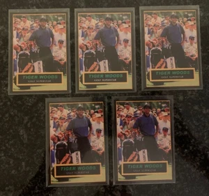 2001 Promo TIGER WOODS ROOKIES 1/10,000 (NM-MT)...........5 TOTAL! - Picture 1 of 2