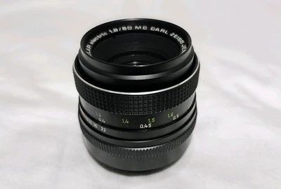 Carl Zeiss Jena DDR Pancolar Electric MC 50mm f1.8 Camera Lens M42 Mount Vintage - Image 1 of 4