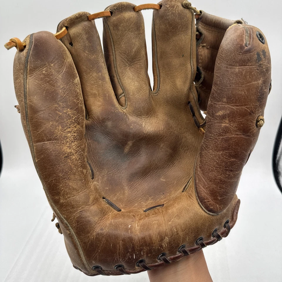 Guante de béisbol Wilson vintage CANADÁ 398340-1941 LH correa Hold-Tite A2030 Foto 1 de 4