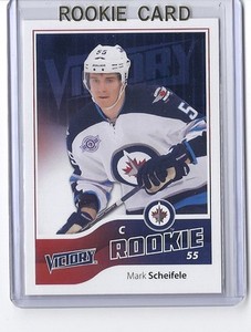 2011-12 UPPER DECK VICTORY MARK SCHEIFELE UPDATE RC UD ROOKIE SP #310 JETS