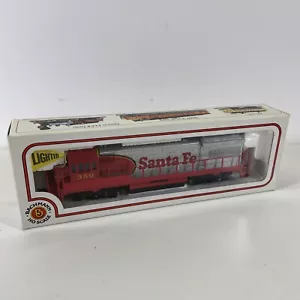 Locomotiva diesel vintage illuminata Bachmann Santa Fe #350 scala Ho ottima (b) - Foto 1 di 13