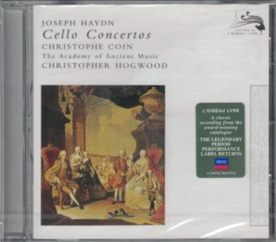 ·•●NEU/OVP • CD • Joseph Haydn • Cello Concertos • Christophe Coin • Hogwood - Bild 1 von 2