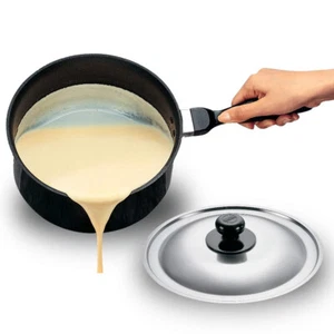 Futura Nonstick Saucepan/Milk/Tea/Soup Pan 3 Ltr 20 cm With Stainless Steel Lid - Picture 1 of 7