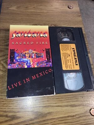 SANTANA Sacred Fire- Live in MEXICO VHS 1993 Polydor - Image 1 of 3