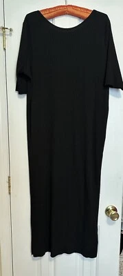 H&M Women’s Black Bodycon Knit Dress Size xxl - Image 1 of 4