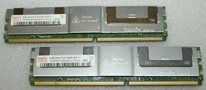 Hynix 8GB (2X4GB) 2Rx4 PC2-5300F DDR2 ECC Server Memory Ram HYMP351F72AMP4N3-Y5 - Picture 1 of 1