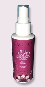 Pacifica Rose Flower Desodorante para las axilas Agua Libre de Aluminio 4 Oz 100% Vegano - Imagen 1 de 3
