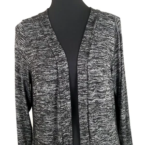 Hello Mello lange Strickjacke Damen Gr. Large offene Fronttaschen leichter Staubtuch - Bild 1 von 10