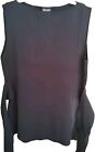 Bnwt ~ City Chic Black Knitted Tunic Style Blouse Top With Belt ~ Size (L) = 20
