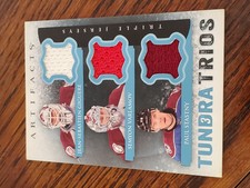 2013-14 Upper Deck Artifacts Tundra Trios Giguere / Varlamov / Stastny #T3-GSV