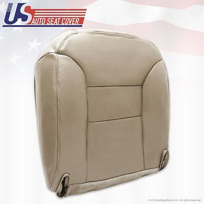 1996 1997 1998 Chevy Silverado K1500 K2500 capa de assento de couro inferior para motorista bronzeado  - Imagem 1 de 4