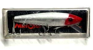 Señuelo de pesca Mirrolure 10M-11 vintage cabeza roja escamas plateadas 3,5" Crankbait - Imagen 1 de 23