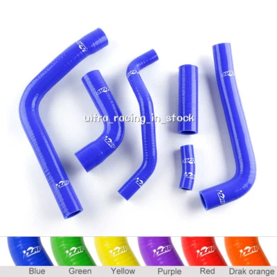 1999 2000 2001 2002 Yamaha YZFR6 YZF R6 R6N Silicone ZAP Radiator Hose Blue - Image 1 of 4
