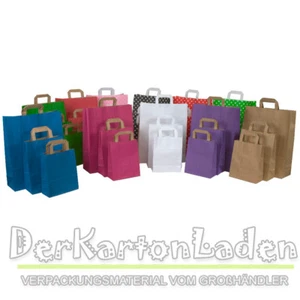 Papiertragetaschen Papiertüten Papiertaschen Tragetaschen Viele Ausführungen - Bild 1 von 12