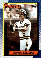 1990 Topps #143 Rafael Belliard - Pittsburgh Pirates