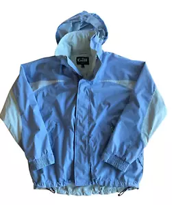 GILL Women’s Rain Jacket Sailing 12 Nylon Zip Pockets Stowaway Hood GorpCore - Picture 1 of 18