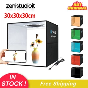 US PULUZ Caja de Luz Estudio Fotográfico 30cm Plegable Estudio Fotográfico Tienda de Tiro - Imagen 1 de 15