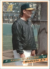 1997 Modesto A's Grandstand #10 Kevin Gunther