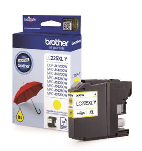 GENUINE AUTHENTIC BROTHER LC225XLY YELLOW INK CARTRIDGE