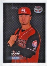 2017 Hickory Crawdads (High A-Texas Rangers) Preston Scott