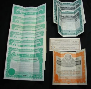 Vintage Konvolut 10 Bauernhof Sekretär Genossenschaft Bestände 1948-1960 - Bild 1 von 6